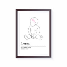 Charger l'image dans la galerie, Affiche Bébé Bandeau Assis