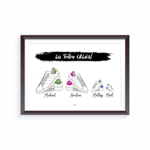 Charger l'image dans la galerie, Affiche Basket Famille Personnalisée Stan Smith