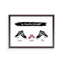 Charger l'image dans la galerie, Affiche Basket Famille Personnalisée Vans
