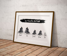 Charger l'image dans la galerie, Affiche Basket Famille Personnalisée Converse