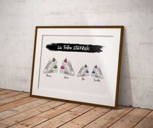 Charger l'image dans la galerie, Affiche Basket Famille Personnalisée Stan Smith