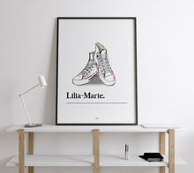 Charger l'image dans la galerie, Affiche Basket Personnalisée Converse