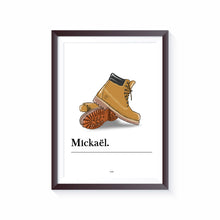 Charger l&#39;image dans la galerie, Affiche Basket Personnalisée Timberland
