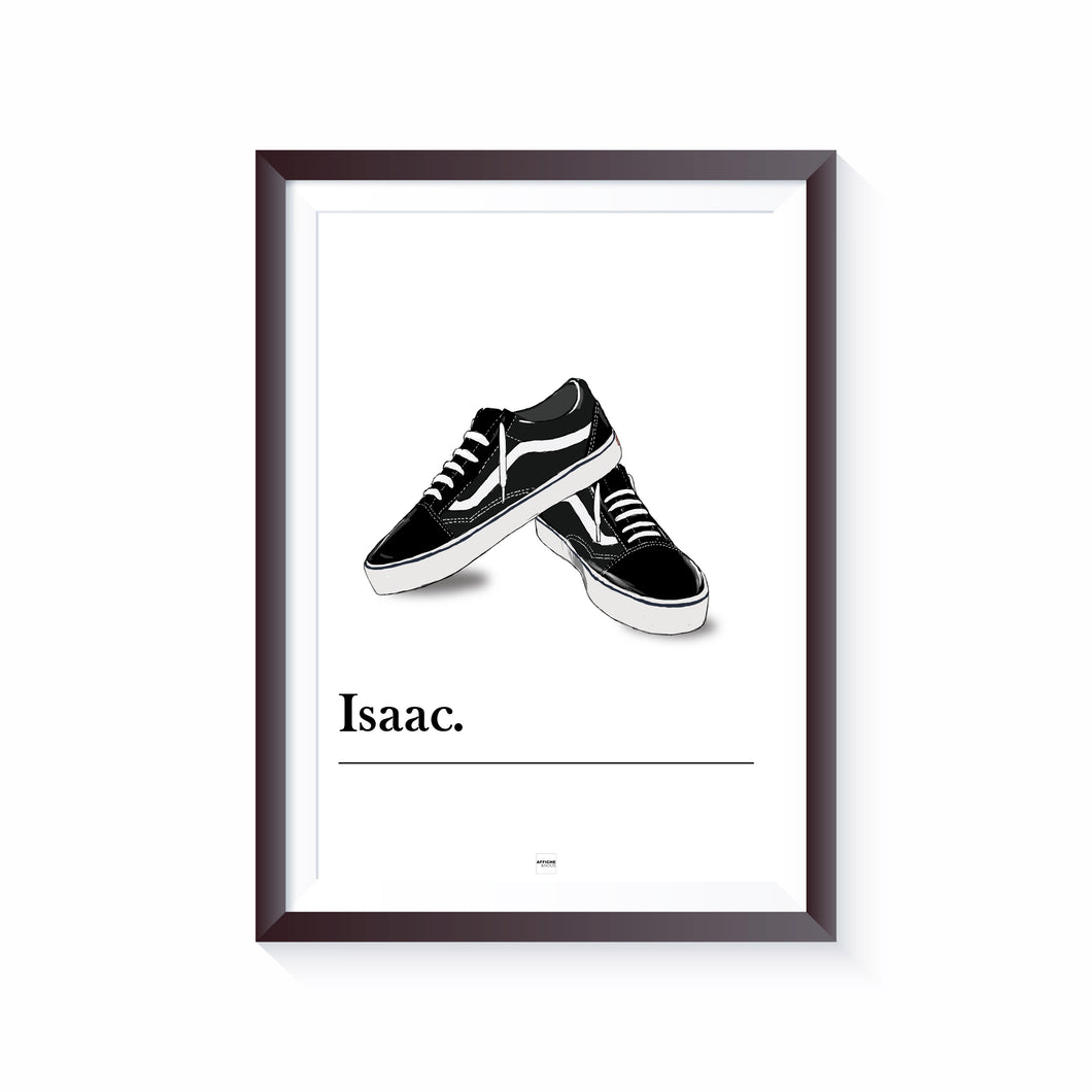 Affiche Basket Personnalisée Vans